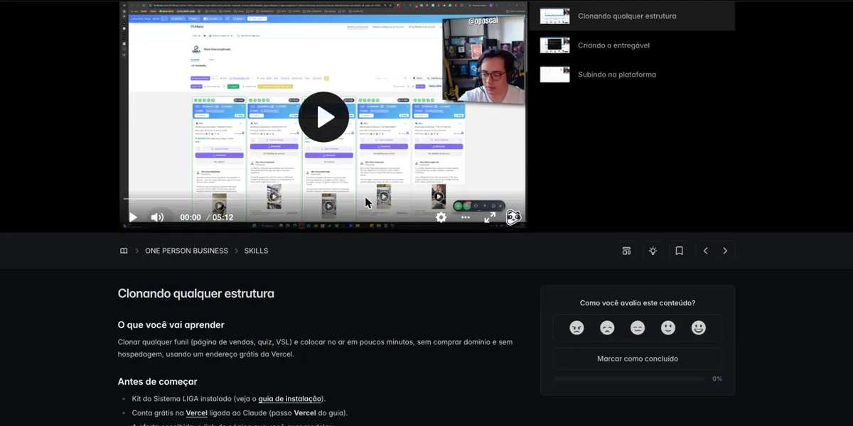 Aula aberta: o vídeo, o passo a passo e a frase pronta